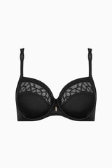 حمالة صدر أوبال بسلك - أسود