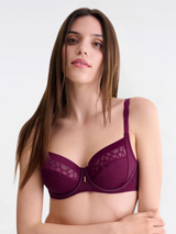 حمالة صدر أوبال بسلك - أرجواني