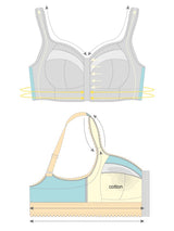 SERMIJA Front Closure Bra (BIG CUPS E TO H)