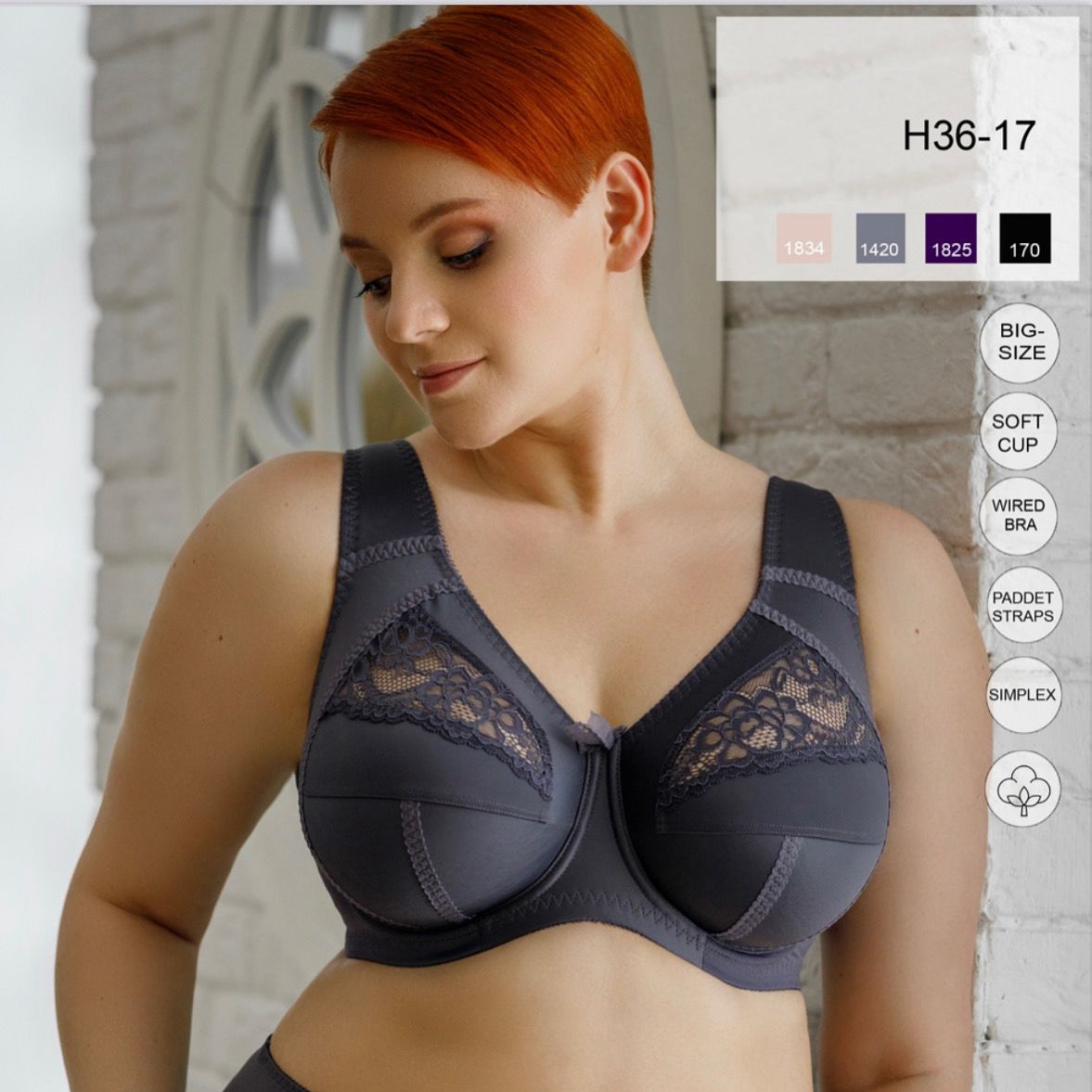 HONEY SERMIJA BRA (BIG CUPS D TO J )